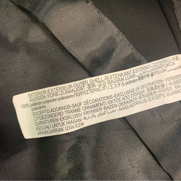 𝅺ZARA black Jewel trim satin midi skirt limited Edition Sz XS NWT - Picture 7 of 11